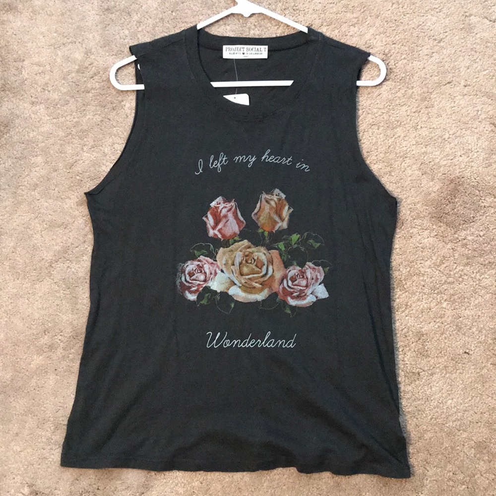 Project Social T Wonderland Muscle Tank